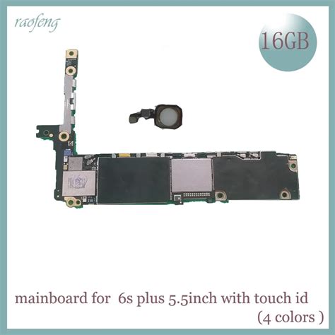 Raofeng High Quality With Touch Id 16gb For Iphone 6s Plus Motherboard