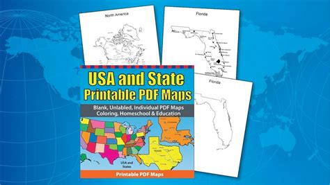 Usa And State Individual Pdf Map Set Blank Unlabeled Outline Maps Hot Sex Picture