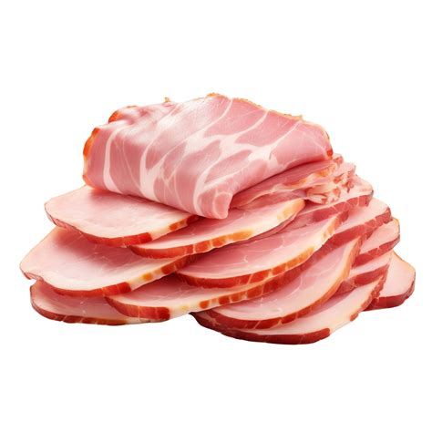 AI generated Ham slice clip art 40217788 PNG