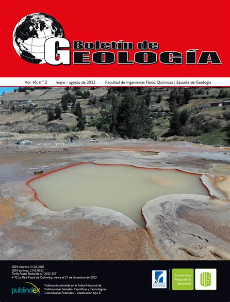 Disponible una nueva edición del Boletín de Geología de la UIS