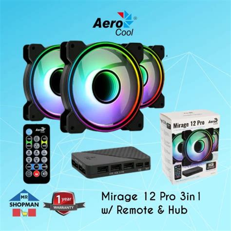 Aerocool Mirage 12 Pro 3in1 ARGB Fan RGB Kit Fans Lazada PH