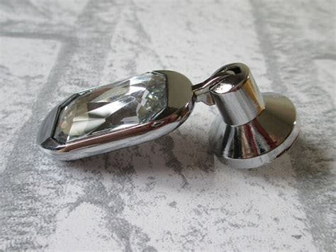 Glass Drawer Knobs Crystal Dresser Knob Drop Pulls Handles - Etsy