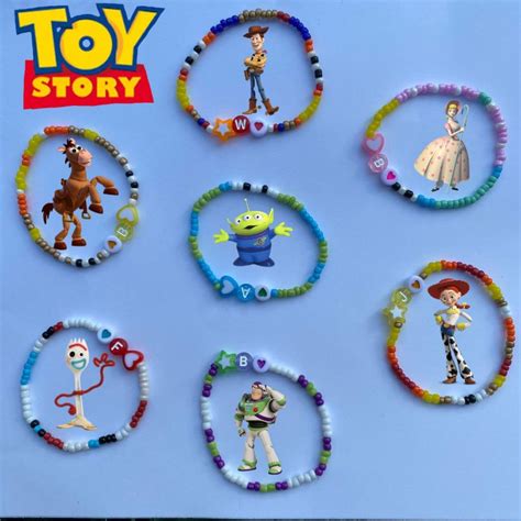 Jual Gelang Manik Toy Story Series Beads Bracelet Toy Story Series