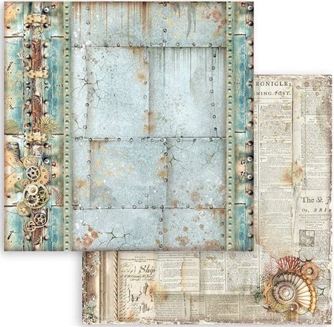 Stamperia Songs Of The Sea Double Sided Paper Mechanism Border Sbb