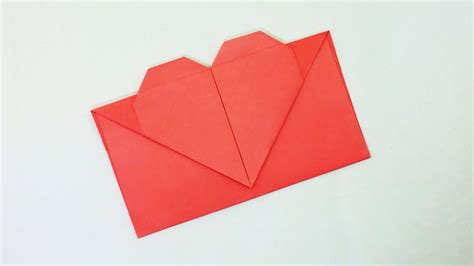 Envelope Making With Paper Heart Shape Envelope Diy Easy Paper