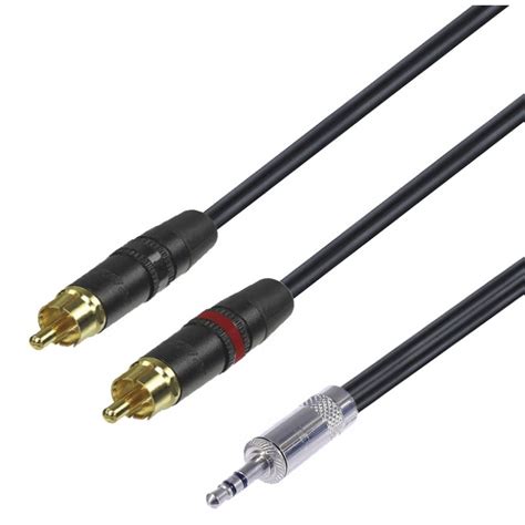 CONEXIÓN JACK 3 5 ST MACHO 2x RCA 3m REAN DCU Electronica BF sl