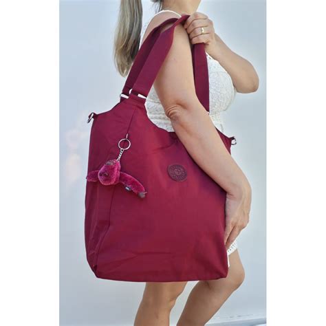 Bolsa Feminina Kipli Nylon Saco Grande Lona Transversal De Ombro