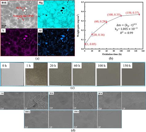 Figure 1 From On The Special Oxidation Mechanism Of A Mg Y Al Alloy