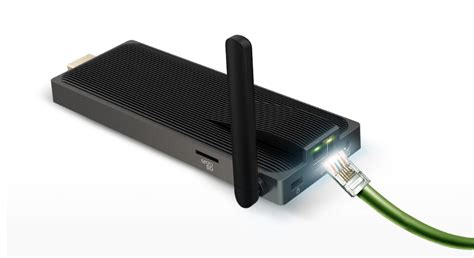 This HDMI mini computer has an Intel processor, 8 GB RAM and both WiFi and Bluetooth