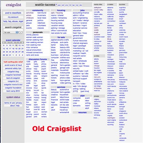 Craigslist Starts To Roll Out...Gasp...A Slightly New Design | TechCrunch