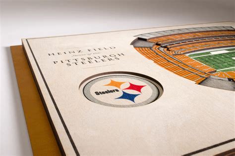 Pittsburgh Steelers | 3D Stadium View | Heinz Field | Wall Art | Wood ...