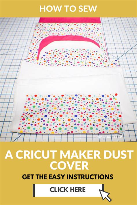 Diy Sewing A Dust Cover For Your Cricut Maker Artofit