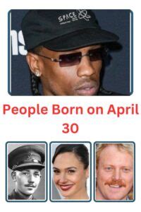 People Born On April 30 - Famous Names, Birth Year and Place ...