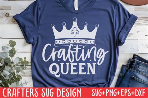 Crafters Svg Crafting Queen Svg Graphic By Craftart · Creative Fabrica