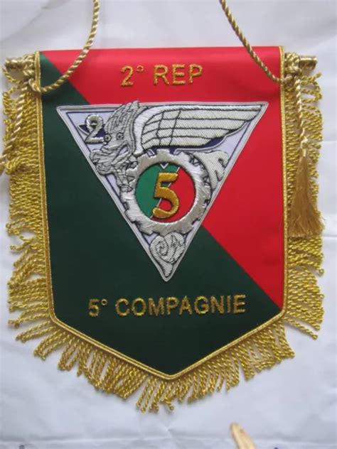 Fanion Des Parachutistes Legion Etrangere Rep Compagnie