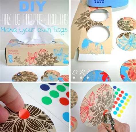 Diy Etiquetas Recicladas Haz Tus Propias Etiquetas Handbox Diy