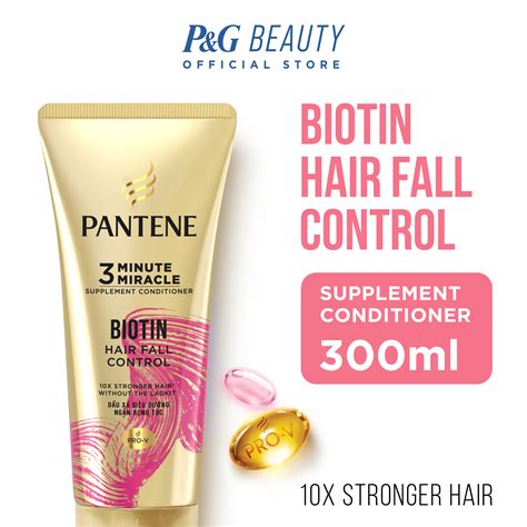 Pantene Biotin Strength Pro V Minute Miracle Conditioner Hair Fall