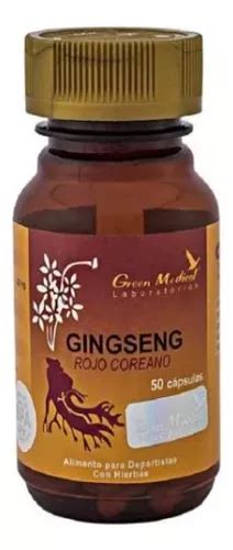 Ginseng Rojo Coreano X 50 Caps Pot Física Mental Sexual Sabor Natural