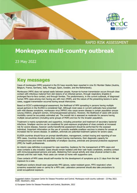 Risk Assessment Monkeypox Multi Country Outbreak Cde Almería