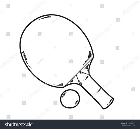 Vectorial Una Raqueta De Ping Pong Vector De Stock Libre De Regal As