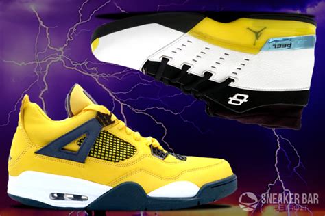 Air Jordan 17 Lightning vs Air Jordan 4 Lightning - Sneaker Bar Detroit