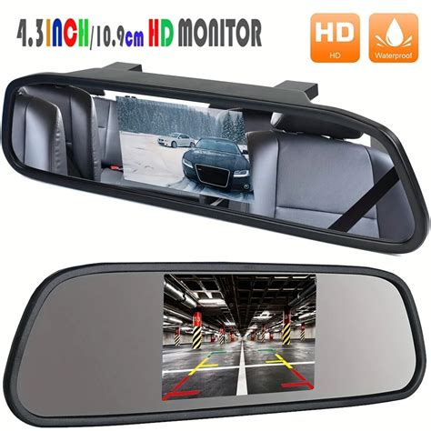 Зеркало с камерой заднего вида, 4,3 дюйма, 5 дюймов, 7 дюймов | AliExpress
