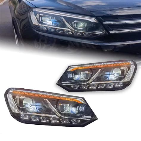 AKD Car Styling For VW Touareg LED Headlight 2011 2015 Touareg LED DRL