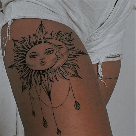 50 Meaningful And Beautiful Sun And Moon Tattoos Kickass Things Artofit