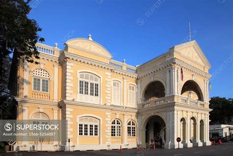 Malaysia Penang Georgetown Town Hall Historic Colonial Architecture