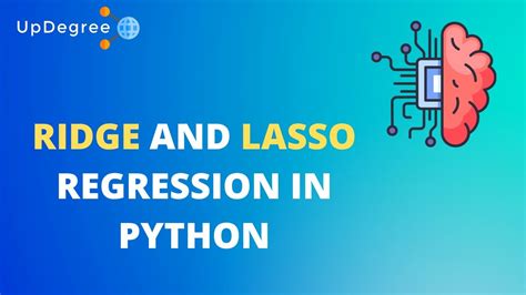 Ridge And Lasso Regression In Python Machine Learning Models With