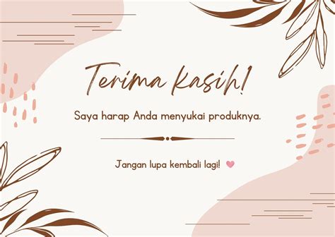 Detail Background Kartu Ucapan Terima Kasih Koleksi Nomer