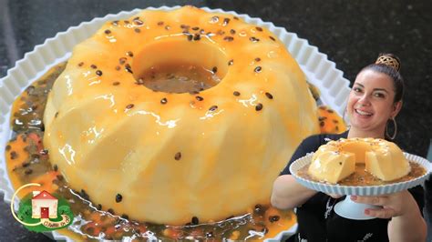 MOUSSE DE MARACUJÁ PERFEITO DE CORTE GELATINA RECEITA ESPETÁCULAR