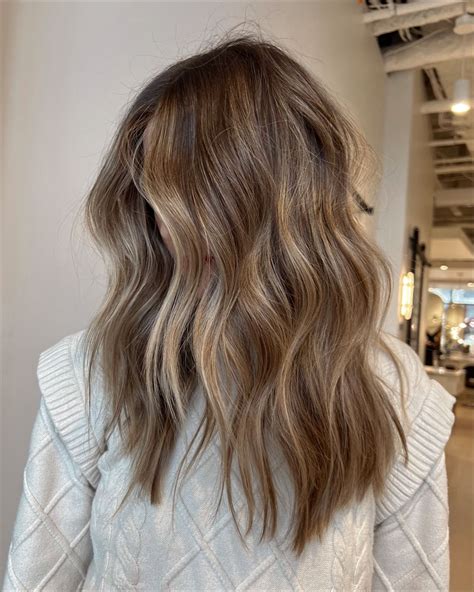 Natural Balayage Light Brunette Hair Blonde Light Brown Hair