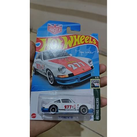 Jual 71 Porsche 911 Putih Lis Merah GT3 Biru Keren HW Hot Wheels Danak Medan Shopee Indonesia