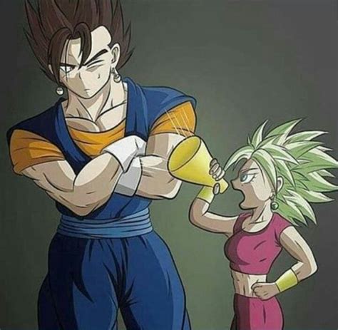 Kefla And Vegetto Personajes De Dragon Ball Dibujo De Goku Vegito Y