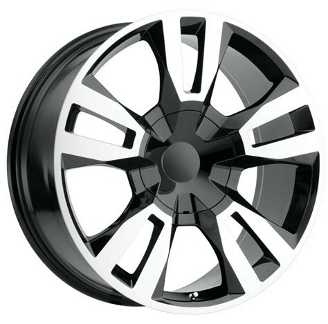 Inch X Gmc Yukon Oe Replica Wheels Black Machined Rst Edition Rims