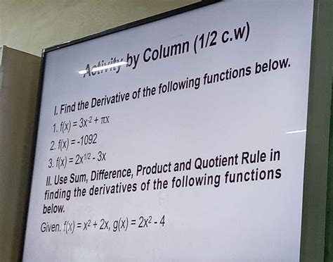 Sana Masagot Kailangan Lang NgayonSubject STM 002 Basic Calculus