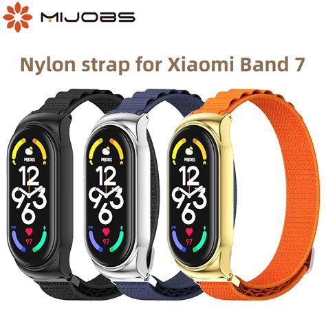 MIJOBS Dây Đeo nylon Thoáng Khí Thay Thế Cho Đồng Hồ Thông Minh xiaomi