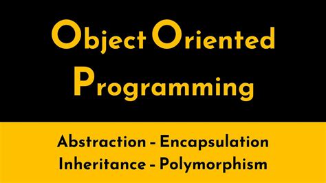 What Is Object Oriented Programming Object Oriented Programming