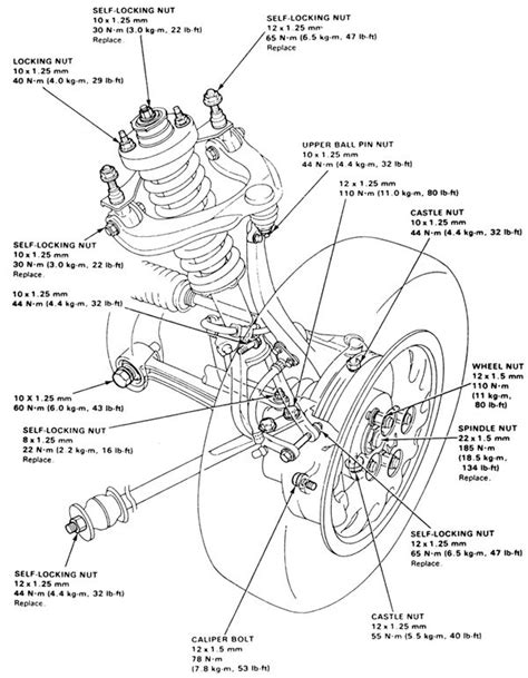 Honda Accord Front Suspension Diagram