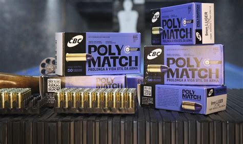 Munição CBC POLYMATCH 9mm LUGER LPC 124GR Shotgun clube de tiro e