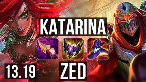 Katarina Vs Zed Mid Penta Comeback Solo Kills Games M