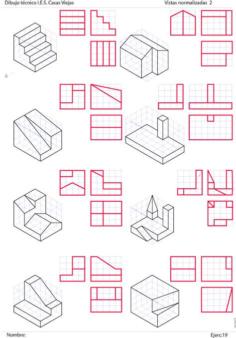 Tecnotrictor Ejercicios Perspectiva IsomÉtrica Soluciones 15D Vistas
