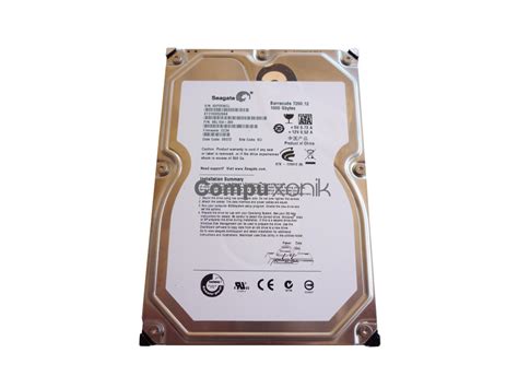 Disco Duro Seagate Barracuda 1 Tb Sata 3 6 Gb S 7200 Rpm 1 066 00