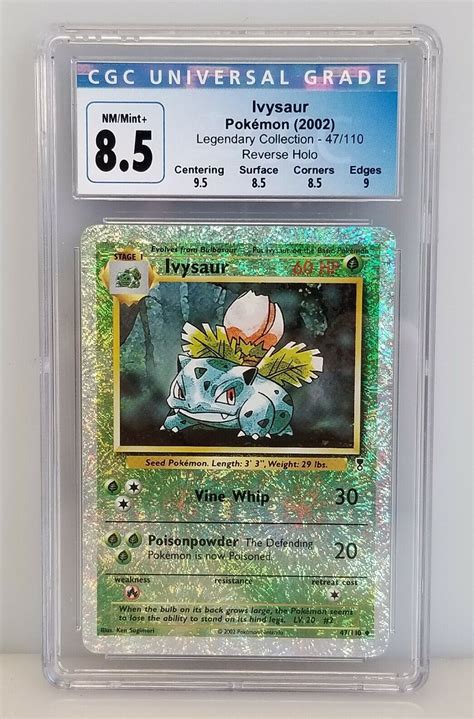 Ivysaur Pok Mon Legendary Collection Reverse Holo Cgc