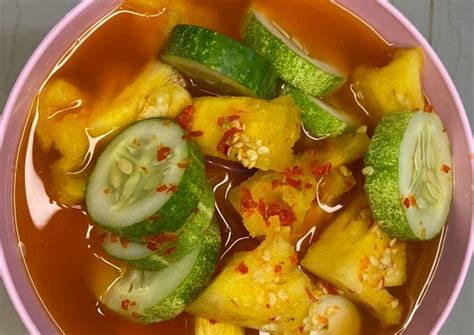 Resep Asinan Nanas Dan Timun Oleh Mita Sari Cookpad