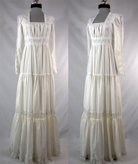 Vintage 1970s Gunne Sax By Jessica San Francisco Maxi Dress Etsy