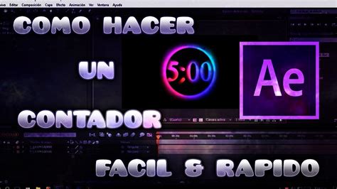 🎵after Effect Tutorial🎶 Como Hacer Un Contador ⏱ Facil Y Rapido 🚀