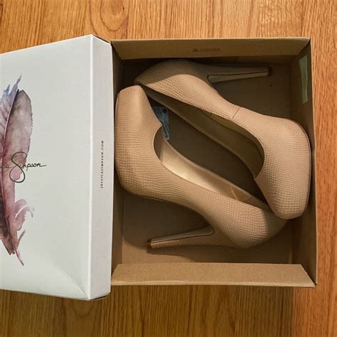 Jessica Simpson Shoes Never Worn Jessica Simpson Powder Nude Heels Poshmark
