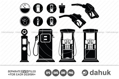 Gas Station Svg Fuel Nozzle Svg Regular Pumps Svg Gas Station Icon